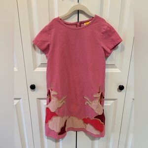 Mini Boden Unicorn Corduroy Dress 8-9